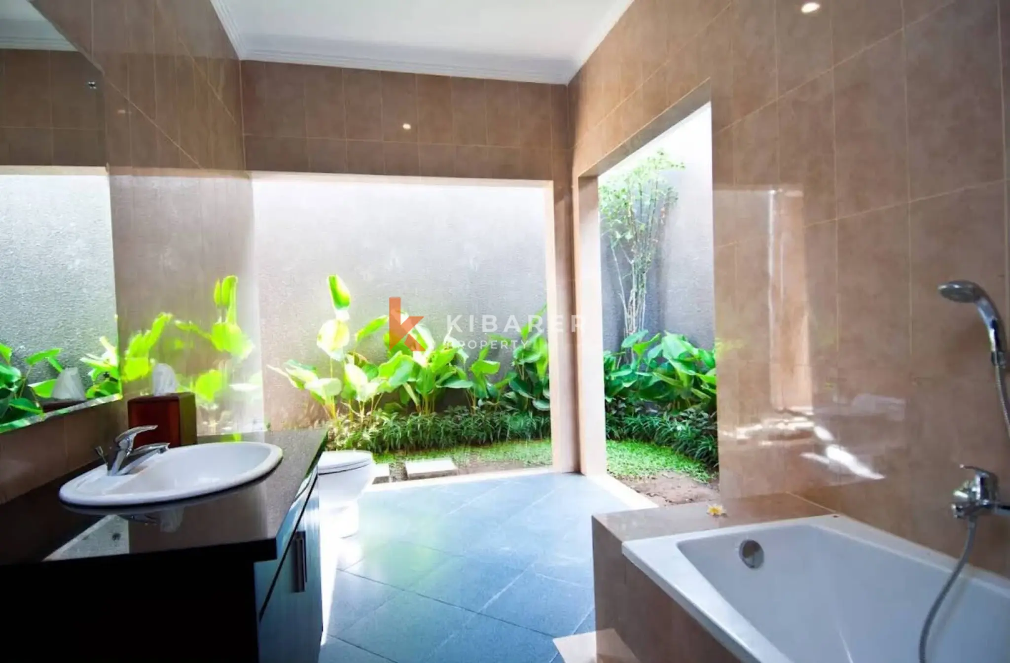 Charming Tropical Three Bedroom Villa with Open Style in Berawa