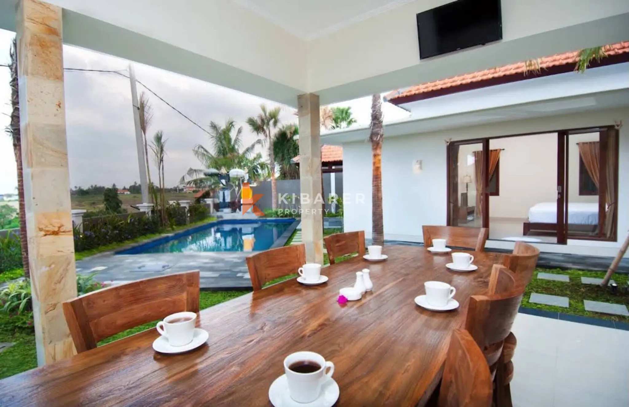 Charming Tropical Three Bedroom Villa with Open Style in Berawa