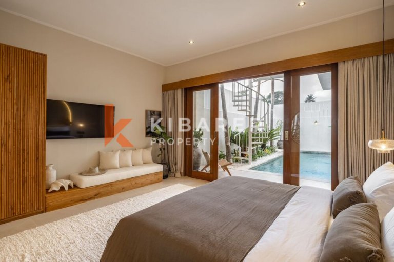 Stylish Two Bedroom Modern Open Living Room Villa Set in Tumbak Bayuh
