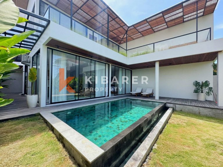 Brand New Charming Three Bedroom Enclosed Living Villa in Pererenan