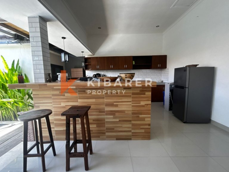Wonderful Three Bedroom Open Living Room Villa Situated in Kerobokan