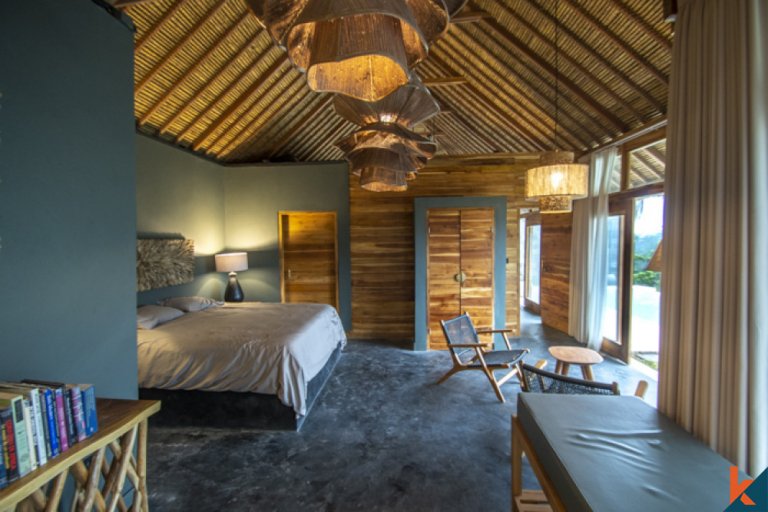 New jungle view mini resort six villas for lease in Ubud
