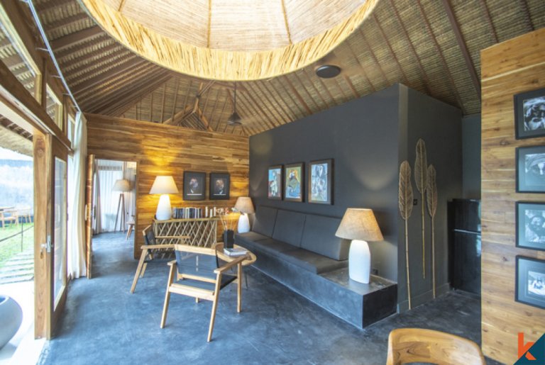 New jungle view mini resort six villas for lease in Ubud