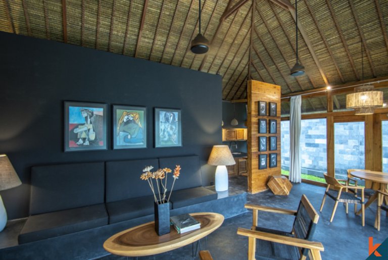 New jungle view mini resort six villas for lease in Ubud