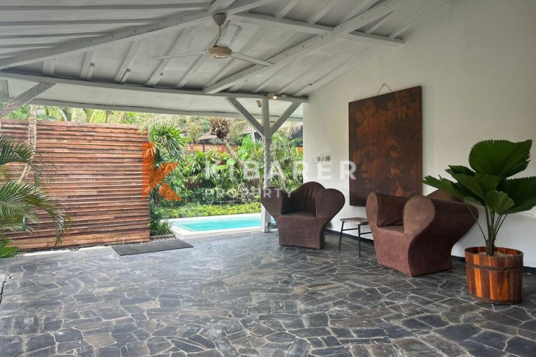 Stunning Three Bedroom Enclosed Living Joglo Villa Situated in Canggu