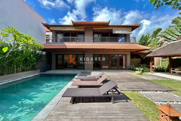 Exquisite Four-Bedrooms Enclosed Living Villa in Canggu (Available on 01st October 2026)