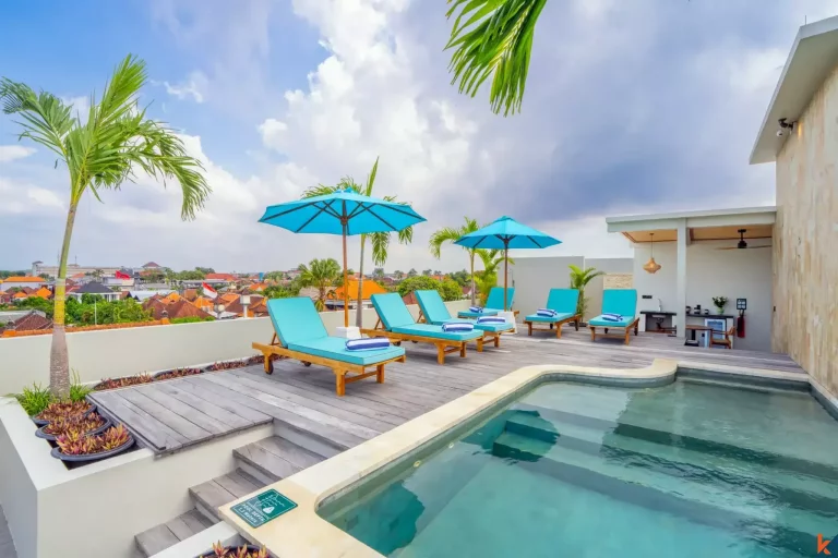 Apartemen dua kamar tidur dengan kualitas terbaik di pusat Seminyak