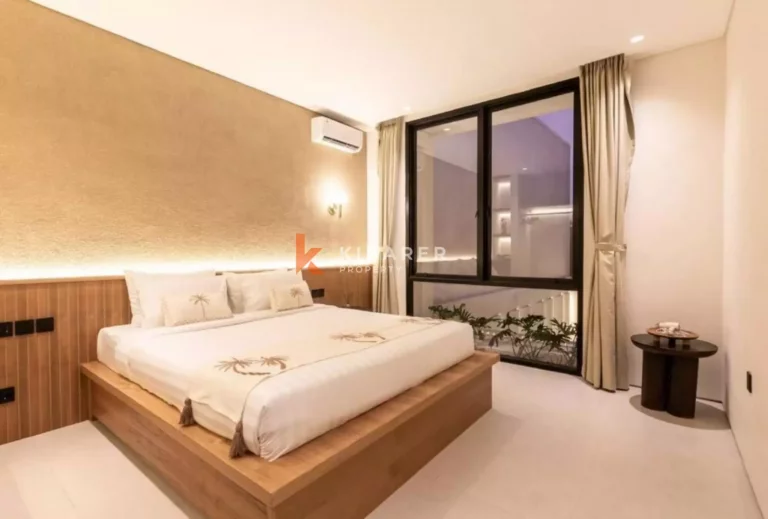 Modern Tropical Three Bedroom Villa with Rooftop & Enclosed Spaces in Pererenan
