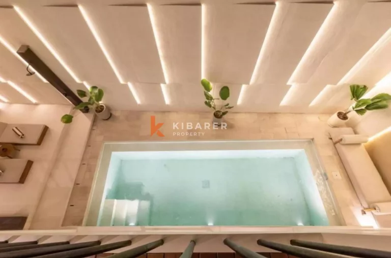 Modern Tropical Three Bedroom Villa with Rooftop & Enclosed Spaces in Pererenan