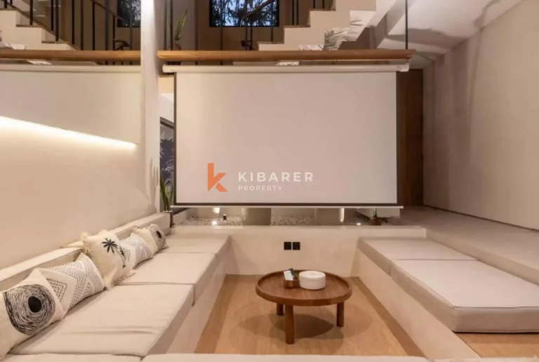 Modern Tropical Three Bedroom Villa with Rooftop & Enclosed Spaces in Pererenan