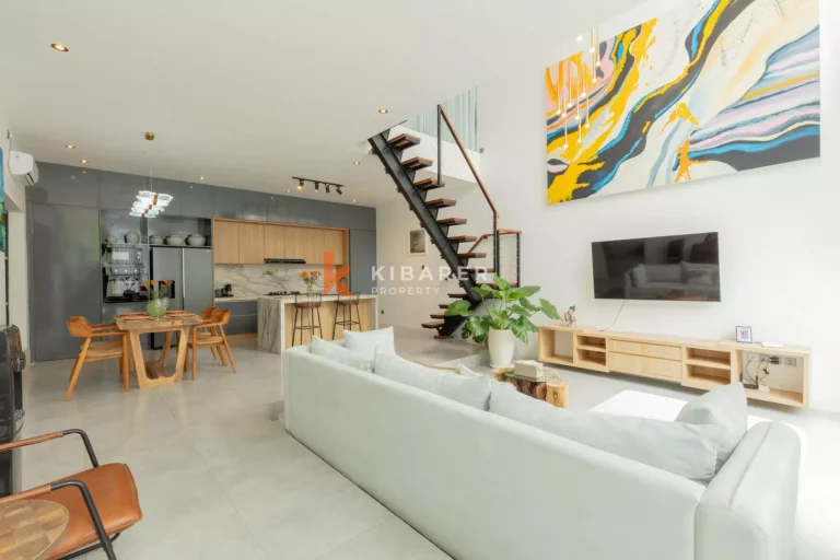 Canggu Chic Contemporary Two Bedroom Villa with Private Enclosed Living