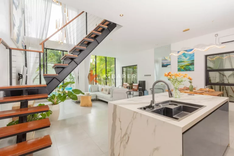 Canggu Chic Contemporary Two Bedroom Villa with Private Enclosed Living