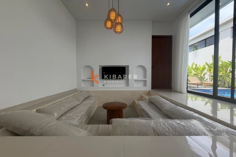 Sunken-Living Two-Bedrooms Villa with Bathtub in Peaceful Munggu
