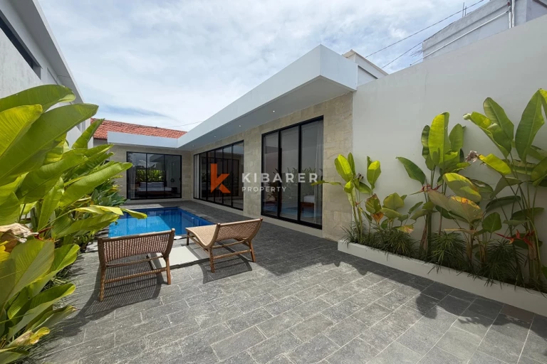 Sunken-Living Two-Bedrooms Villa with Bathtub in Peaceful Munggu