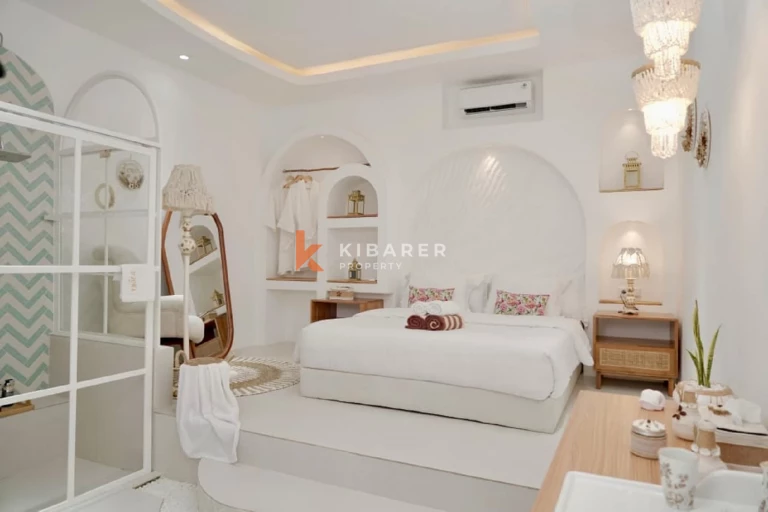 Vila Dua Kamar Tidur Bergaya Boho Mediterania Dekat Pantai Balangan & Dreamland