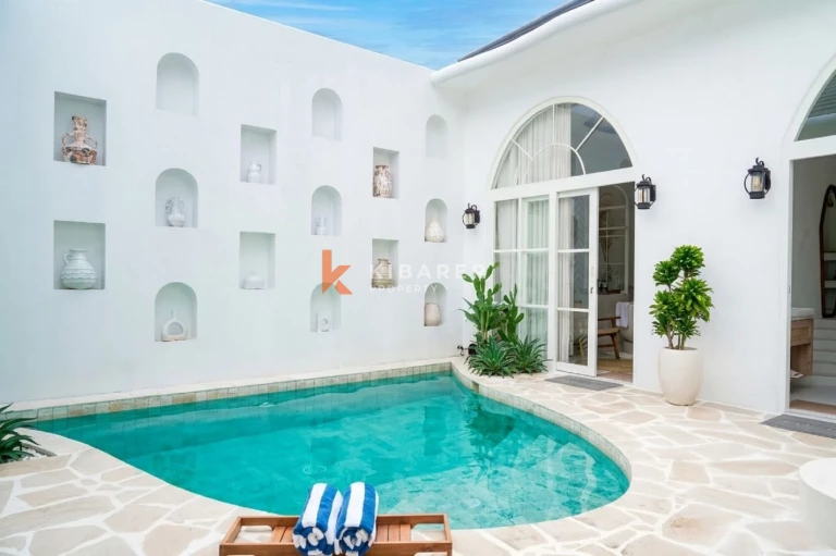 Vila Dua Kamar Tidur Bergaya Boho Mediterania Dekat Pantai Balangan & Dreamland