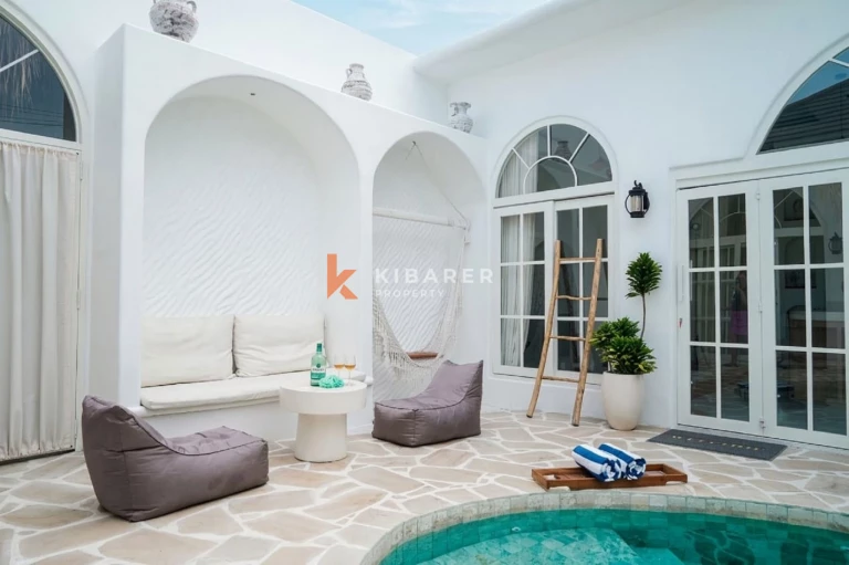 Vila Dua Kamar Tidur Bergaya Boho Mediterania Dekat Pantai Balangan & Dreamland