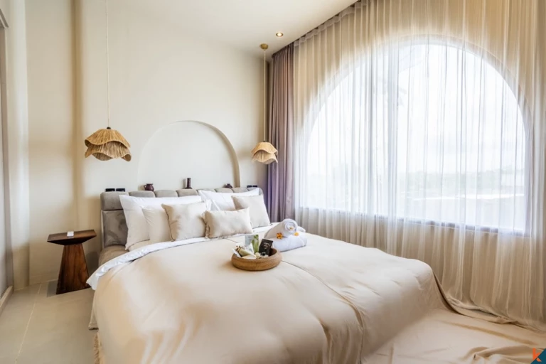 Villa méditerranéenne neuve de 2 chambres dans le quartier prisé de Pererenan