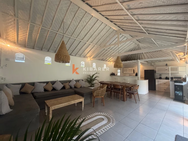 Charming Family Villa Three-Bedrooms in a Quiet and Secure Umalas Lane