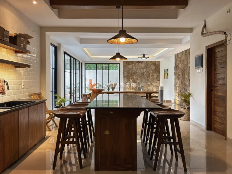 Modern Tropical Two-Bedroom Villa with Enclosed Living in Umalas