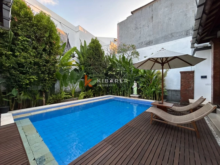 Comfortable Three-Bedroom Villa with Enclosed Living and Private Pool in Canggu
