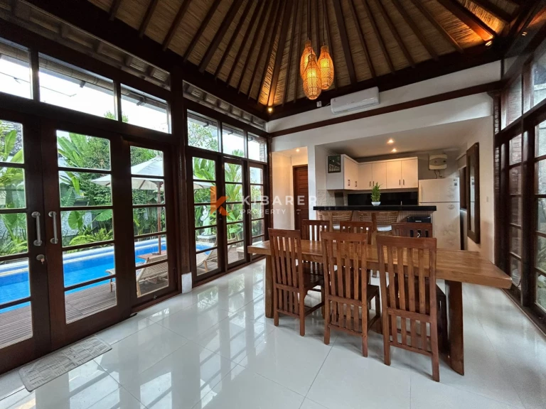 Comfortable Three-Bedroom Villa with Enclosed Living and Private Pool in Canggu