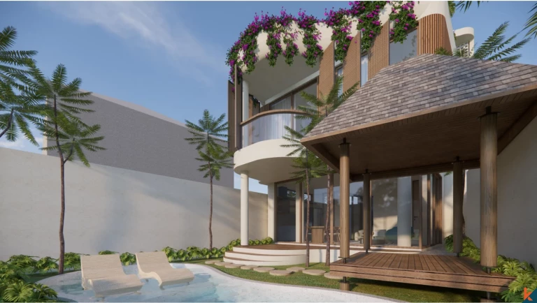 Upcoming 4-Bedroom Luxury Villa with Sauna & Rooftop Oasis in Prime Canggu