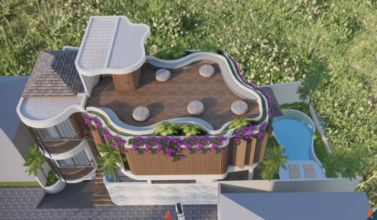Upcoming 4-Bedroom Luxury Villa with Sauna & Rooftop Oasis in Prime Canggu