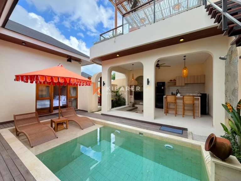 Contemporary Mediterranean Three Bedroom Villa with Rooftop Entertaining Space in Ungasan