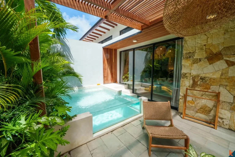Villa moderne neuve d'une chambre à louer à long terme à Pecatu