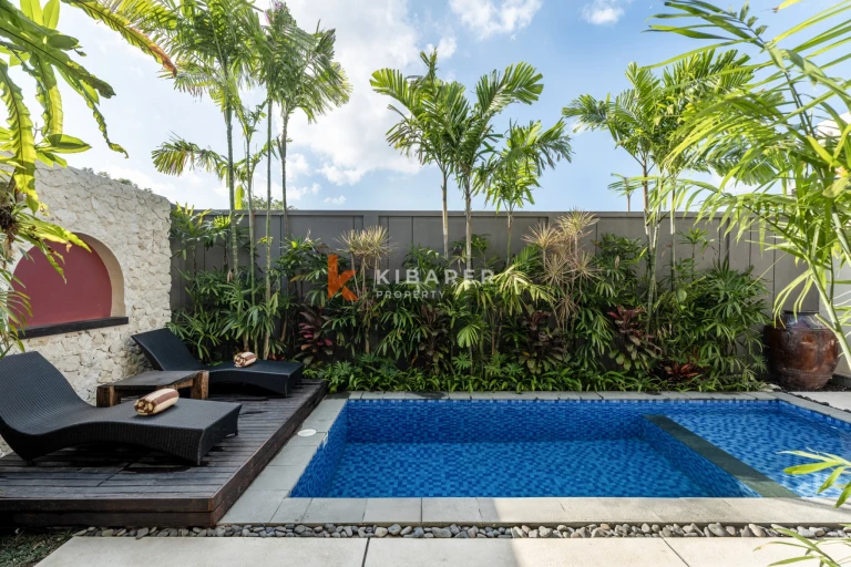 Tropical Living Villa with Two Bedrooms + Multipurpose Room and Private Pool in Kerobokan