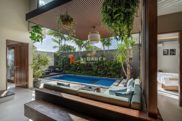 Tropical Living Villa with Two Bedrooms + Multipurpose Room and Private Pool in Kerobokan
