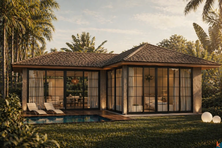 Villa 1 Kamar Tidur Bergaya Tropis Modern yang Akan Segera Hadir di Ubud