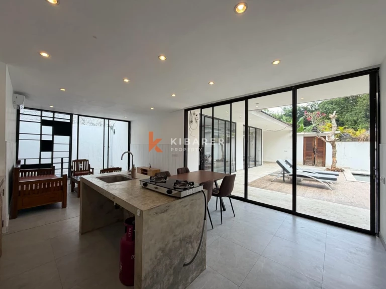 Vila Tertutup Tiga Kamar Tidur di Jungle Corner, Pererenan yang Tenang