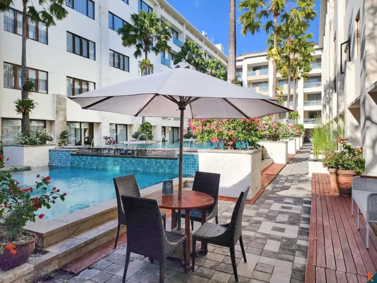 Amazing freehold one bedroom property part of exclusive hotel and residence in Kuta