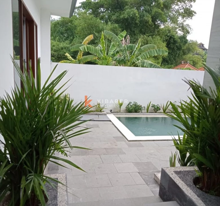 Charming Two-Bedroom Villa with Enclosed Living Room and Pool in Padonan