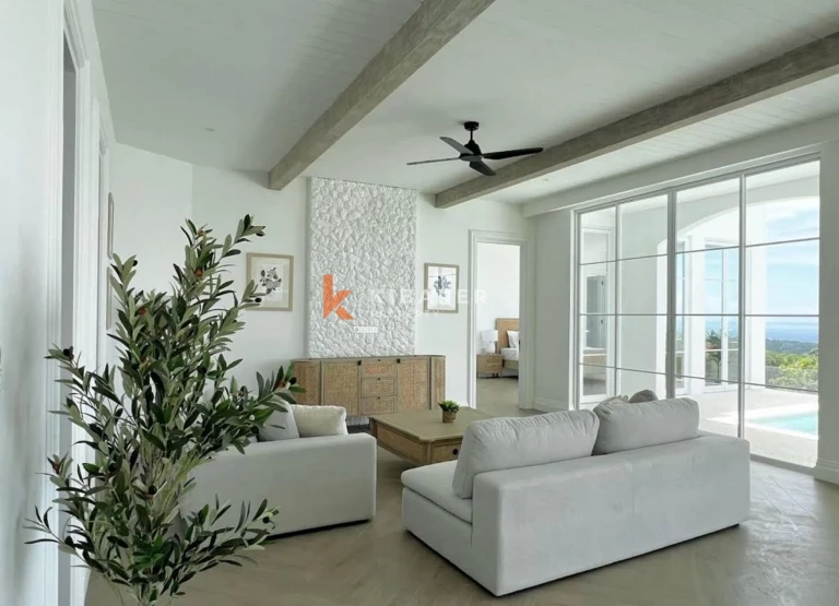Modern Coastal Four Bedroom Villa with Rooftop and Ocean Panorama in Ungasan