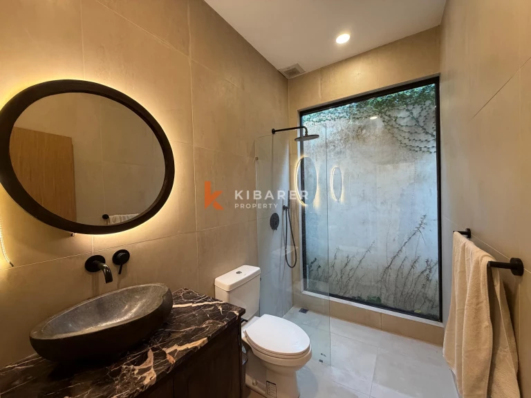 Minimalist Two-Bedrooms Enclosed Villa Moments from Seseh Beach (Minimum 2 Years Rental)