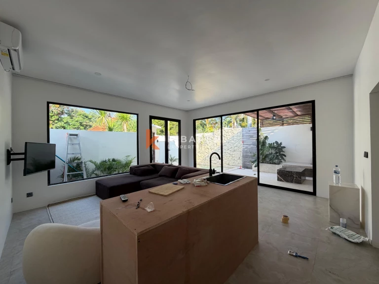 Minimalist Two-Bedrooms Enclosed Villa Moments from Seseh Beach (Minimum 2 Years Rental)