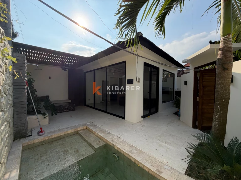 Minimalist Two-Bedrooms Enclosed Villa Moments from Seseh Beach (Minimum 2 Years Rental)