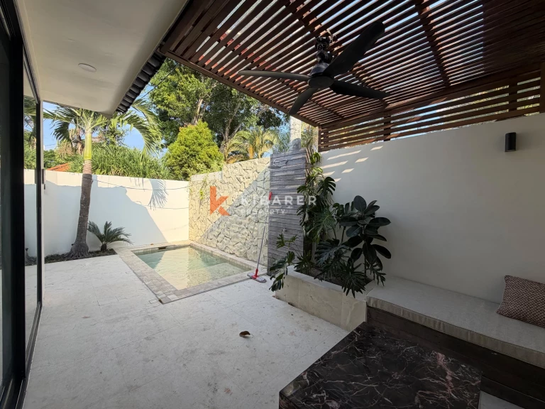 Minimalist Two-Bedrooms Enclosed Villa Moments from Seseh Beach (Minimum 2 Years Rental)