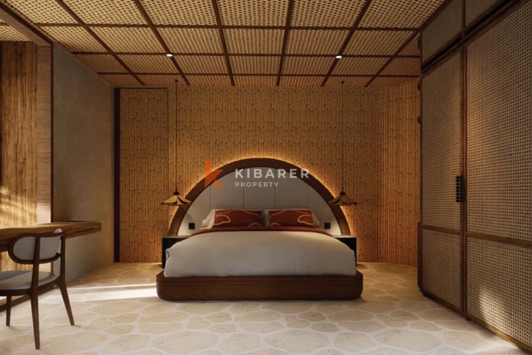 Eco-Luxury Three Bedroom Bamboo Villa with Tranquil River Views in Tabanan