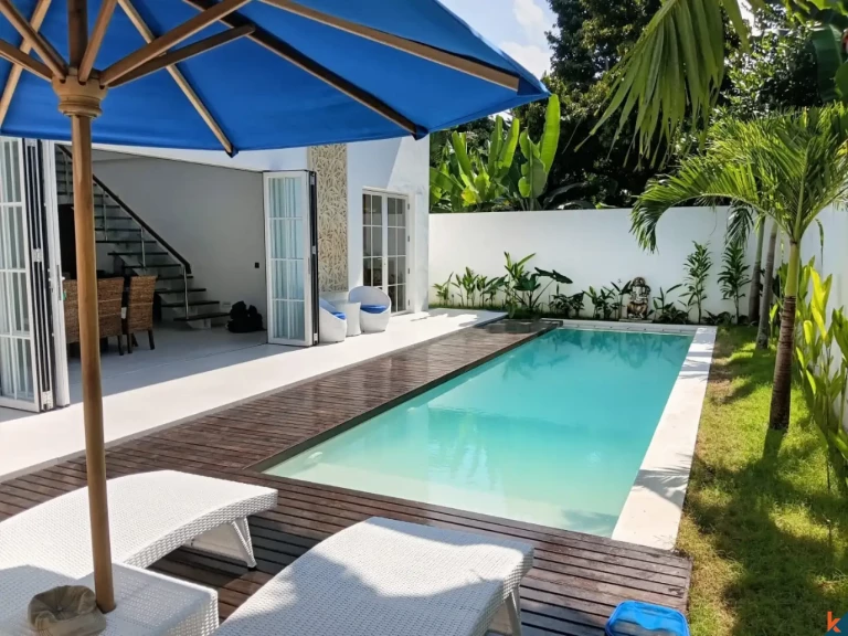 Villa neuve de deux chambres aux normes occidentales, en bail emphytéotique, à Ubud - Singakerta