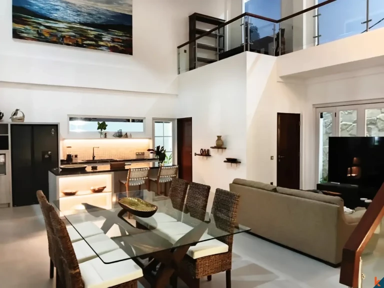 Villa neuve de deux chambres aux normes occidentales, en bail emphytéotique, à Ubud - Singakerta