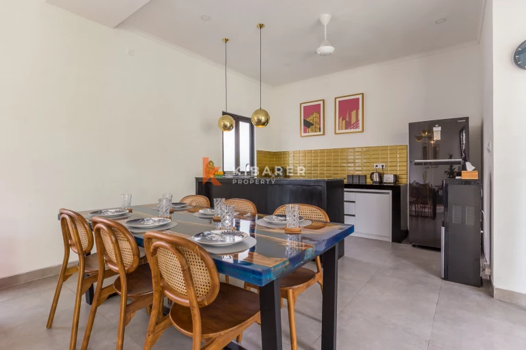 Villa de deux chambres avec cour intérieure et piscine privée à Umalas