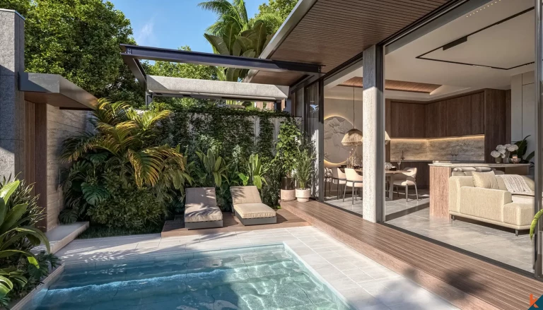 Opportunité d'investissement Villa de deux chambres à louer à Seminyak