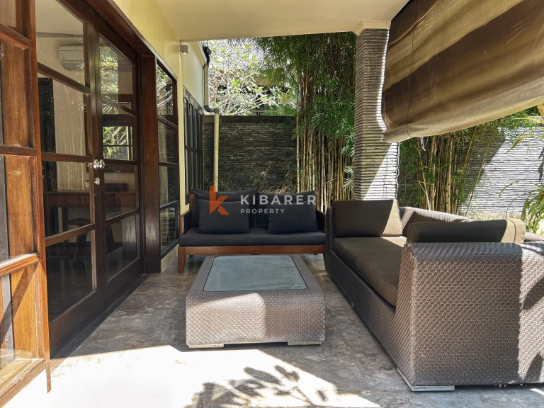 Elegant Four-Bedroom Tropical Oasis with Lush Garden and Private Pool in Umalas
