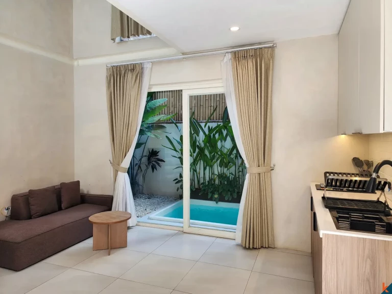 One bedroom loft style leasehold property in fashionable Bingin area
