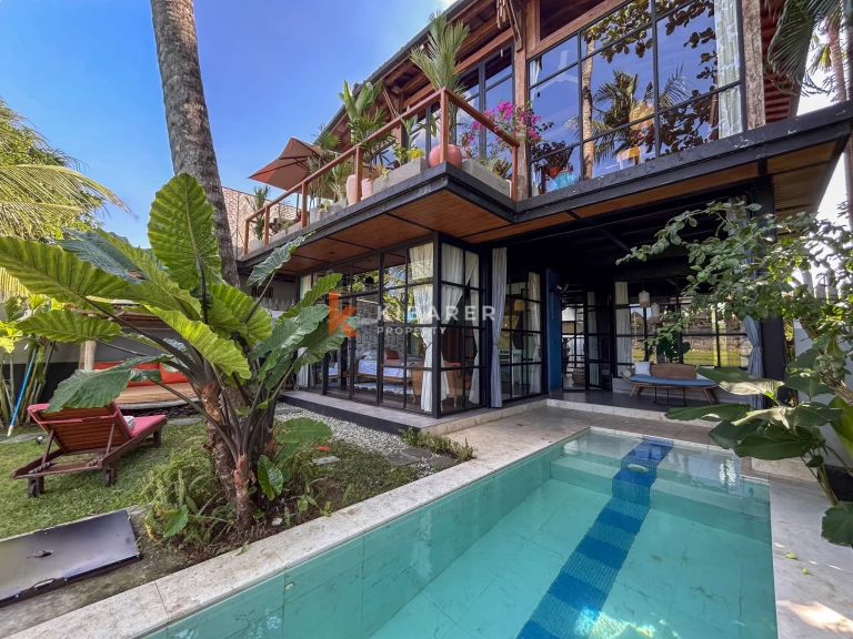 Elegant Two-Level Tropical Villa with Private Pool in SesehElegant Two-Level Tropical Villa with Private Pool in Seseh