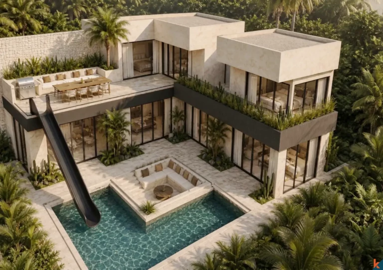 Propriété de luxe de quatre chambres en bail emphytéotique à Uluwatu (Livre en février 2027)